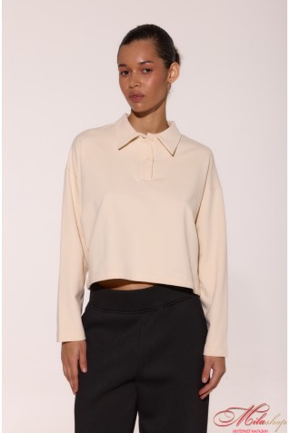 Женское поло з воротничком Luna LC035p